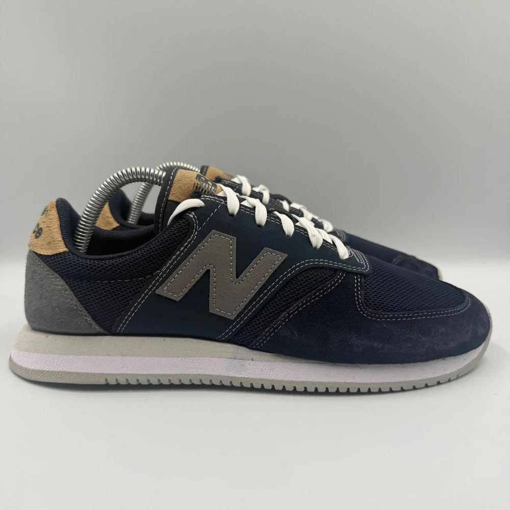 New Balance UL420RA2 Mens Size 8 Lifestyle Sneakers Suede Mesh Navy Blue Grey